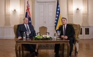 Željko Komšić razgovarao sa novoimenovanim ambasadorom Australije u BiH